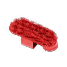 Plastic Curry Comb Red