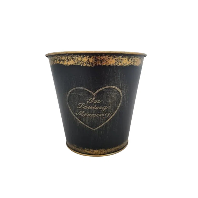 In Loving Memory Zinc Planters