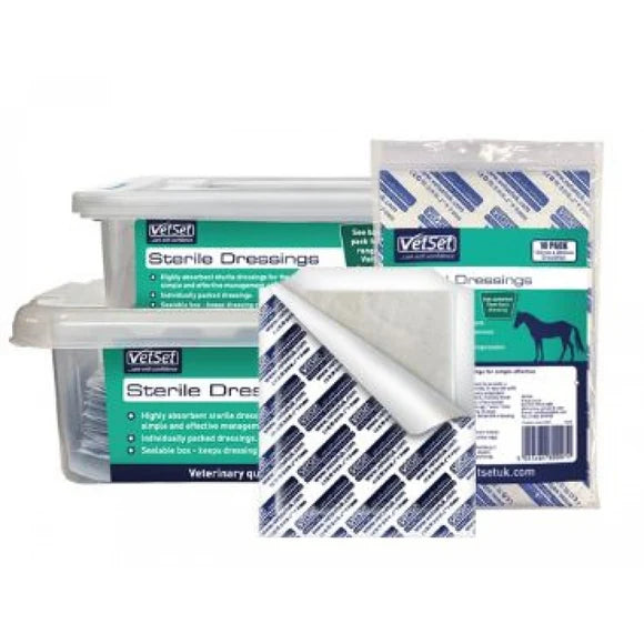 VetSet Mela Tec Non Adherent Dressings 200mm X 100mm