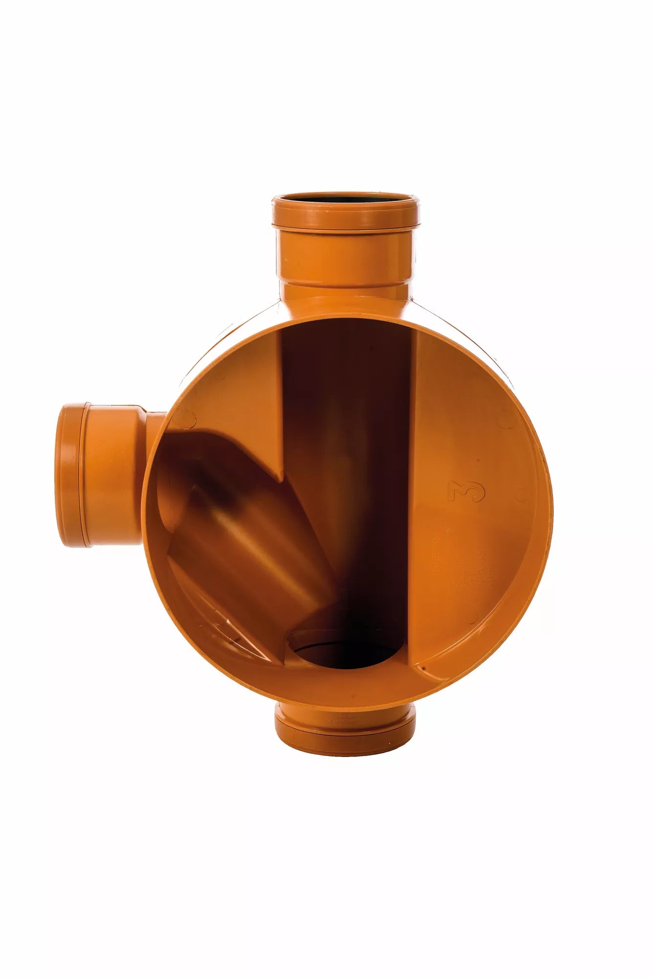 Wavin Access Junction (WAJ 3) Base Left 90° Junction 110mm Plus Adj Top/Frame