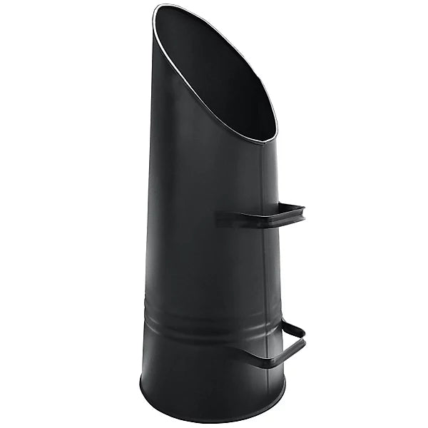 Fireside Black Anthracite Coal Scuttle/Hod 21.5"