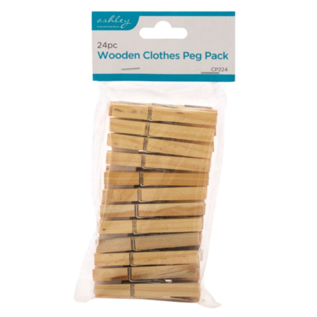 Wooden Clothes Pegs 24 Pack