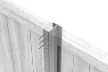 Birkdale DuraPost Classic 48mm 2400mm Galvanised