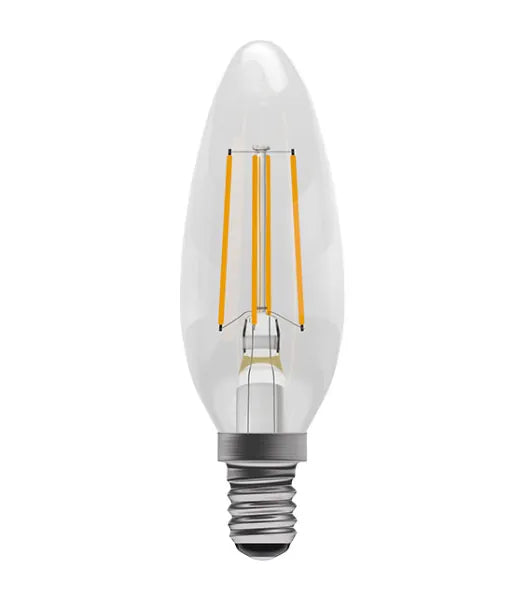 LED Candle Bulb 3W Clear - Warm White