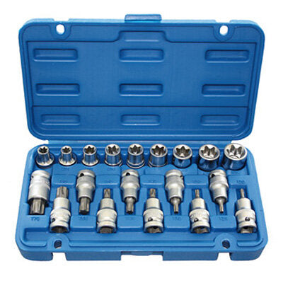 Normex 19 Pce TX/TXE Socket Set In Case