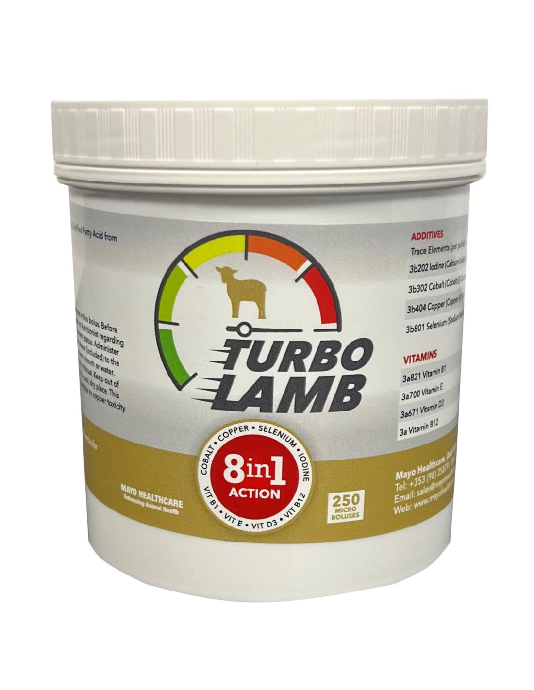 MAYOHEALTH CARE TURBO LAMB 8 IN 1 250