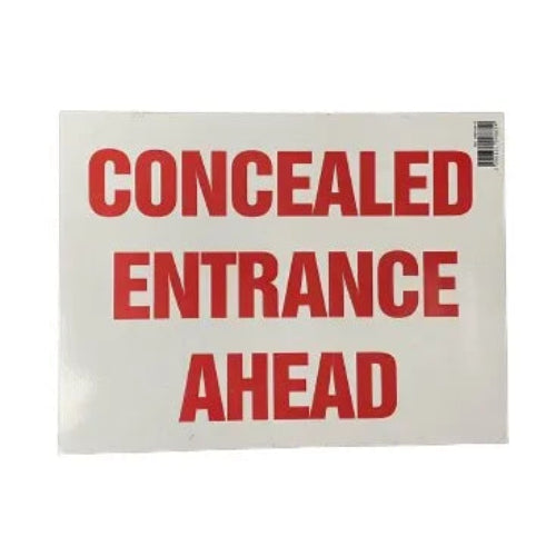 Concealed Entrance Ahead Farm Sign 400mm x 300mm
