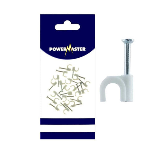 Powermaster 9mm Cable Clips (20 Pack)