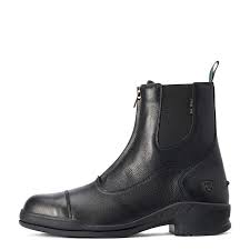 Ariat Heritage Zip Paddock Boot Black Mens