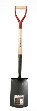 Darby Forged Digging Spade Large Head Steel D Grip