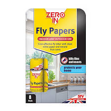 Zero In Fly Papers 8 Pack