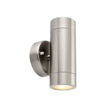 PowerMaster Twin Wall Light Stainless Steel