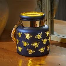 Smart Garden Bee Lantern Sapphire