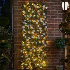 Smart Garden Solar Inlit Hydrangea Faux Trellis 180x90cm