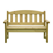 Ashford 2 Seater Wooden Bench