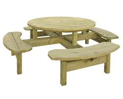 Round Picnic Table 8 Person
