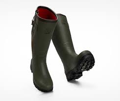 Rouchette Mens Veneur Neo Wellies Khaki