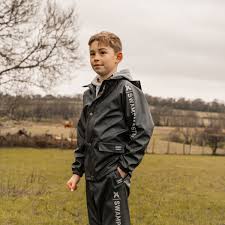 Swampmaster No-Sweat Junior Waterproof Jacket Navy