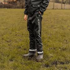 Swampmaster No-Sweat Junior Waterproof Trousers Navy