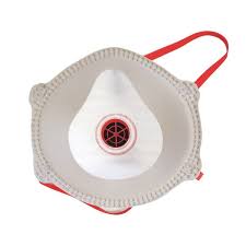 Safeline FFP3 Moulded Valved Dust Masks - Pack of 3