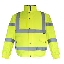 Hi Viz Yellow Bomber Jacket