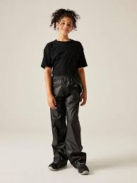 Regatta Kids Unisex Kids Stormbreak Over Trousers - Black