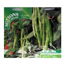 Runner Bean Seeds Scarlet Emperor (Suttons)