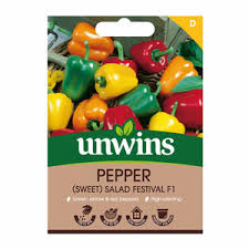 Unwins Pepper (Sweet) Salad Festival F1 Seeds
