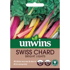 Swiss Chard Seeds Bright Lights (Unwins)