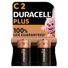 Duracell C Batteries 2 Pack DURC100PP2