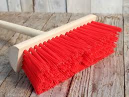 Workman 10.5" Red Nylon Path Brush