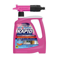 Wet & Forget Rapid Outdoor Mould, Lichen & Algae Remover 2ltr Pink