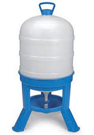 Copele Eco Poultry Drinker With Legs / Tripod Drinker Blue & White
