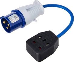 Powermaster 16A Blue Socket & 13A Plug