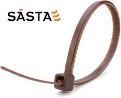 Sasta Cable Ties Pack of 100 (Multiple Sizes & Colours)