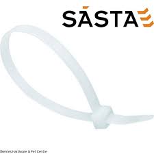 Sasta Cable Ties Pack of 100 (Multiple Sizes & Colours)