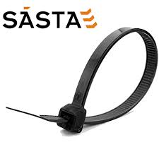 Sasta Cable Ties Pack of 100 (Multiple Sizes & Colours)