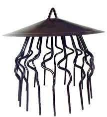 Jackdaw Chimney Crow Guard with Rain Cover