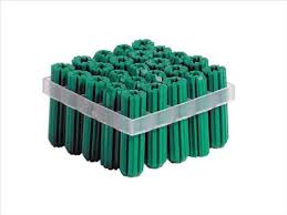 1 1/2" Wall Plugs Pack of 25 (Blue, Green, Red)