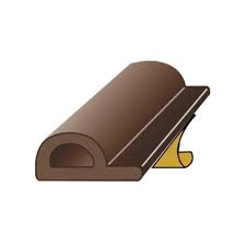Exitex P Profile Draught Strip 5M (Brown & White) (Copy)