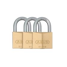 ABUS 65 Series Brass Padlocks Keyed Alike Packs