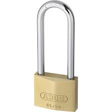 ABUS 65 Series Long Shackle Brass Padlocks