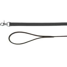 Trixie Rustic Fatleather Lead L–XL 1M Grey
