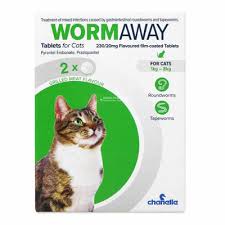 Wormaway Plus Cat Wormer 2 Pack