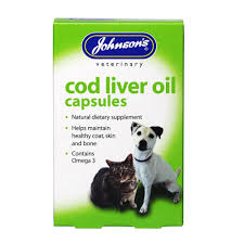 Johnsons Liver Oil Caps for Dogs and Cats