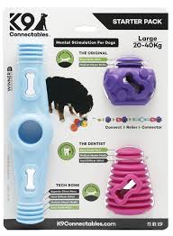 K9 Connectables Starter Pack Large Blue, Purple, Pink 20-40kg Dog