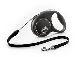 Flexi Black Design Dog Lead Range