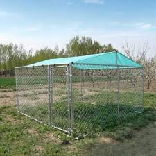 Dog Cage with Shade Cover 10x10x6FT