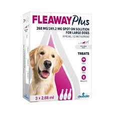 Fleaway Plus Flea Treatment Range 3 Pack