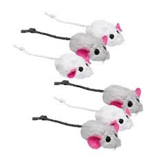 Trixie Toy Plush Mice 6-pack
